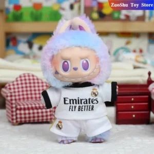 Labubu Football Team Uniform Hoodie T-Shirt Heart