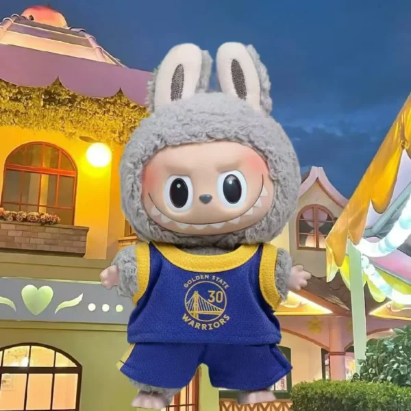 ⁦Sale Only Selling Clothes 17cm First Second Generation Labubu Basketball Clothes Cute⁩ - الصورة ⁦11⁩