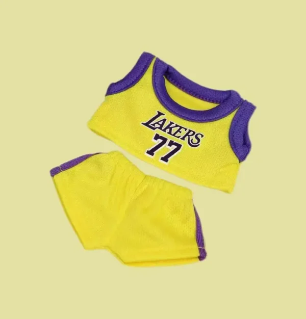 ⁦Sale Only Selling Clothes 17cm First Second Generation Labubu Basketball Clothes Cute⁩ - الصورة ⁦10⁩