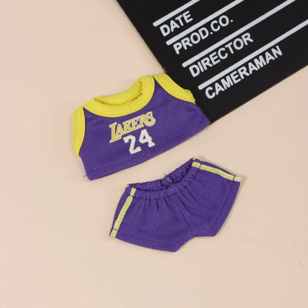 ⁦Sale Only Selling Clothes 17cm First Second Generation Labubu Basketball Clothes Cute⁩ - الصورة ⁦6⁩