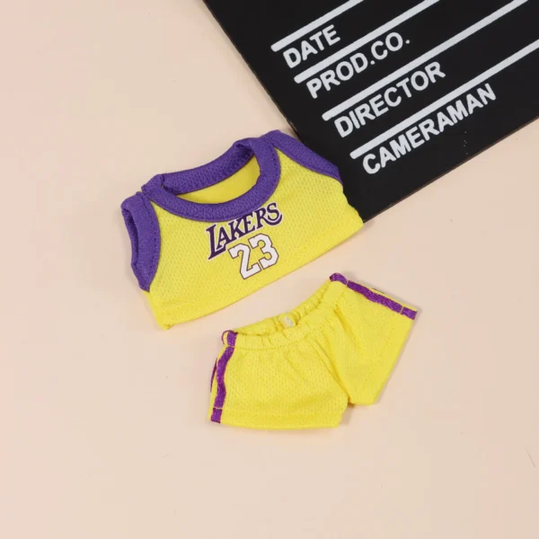 ⁦Sale Only Selling Clothes 17cm First Second Generation Labubu Basketball Clothes Cute⁩ - الصورة ⁦5⁩